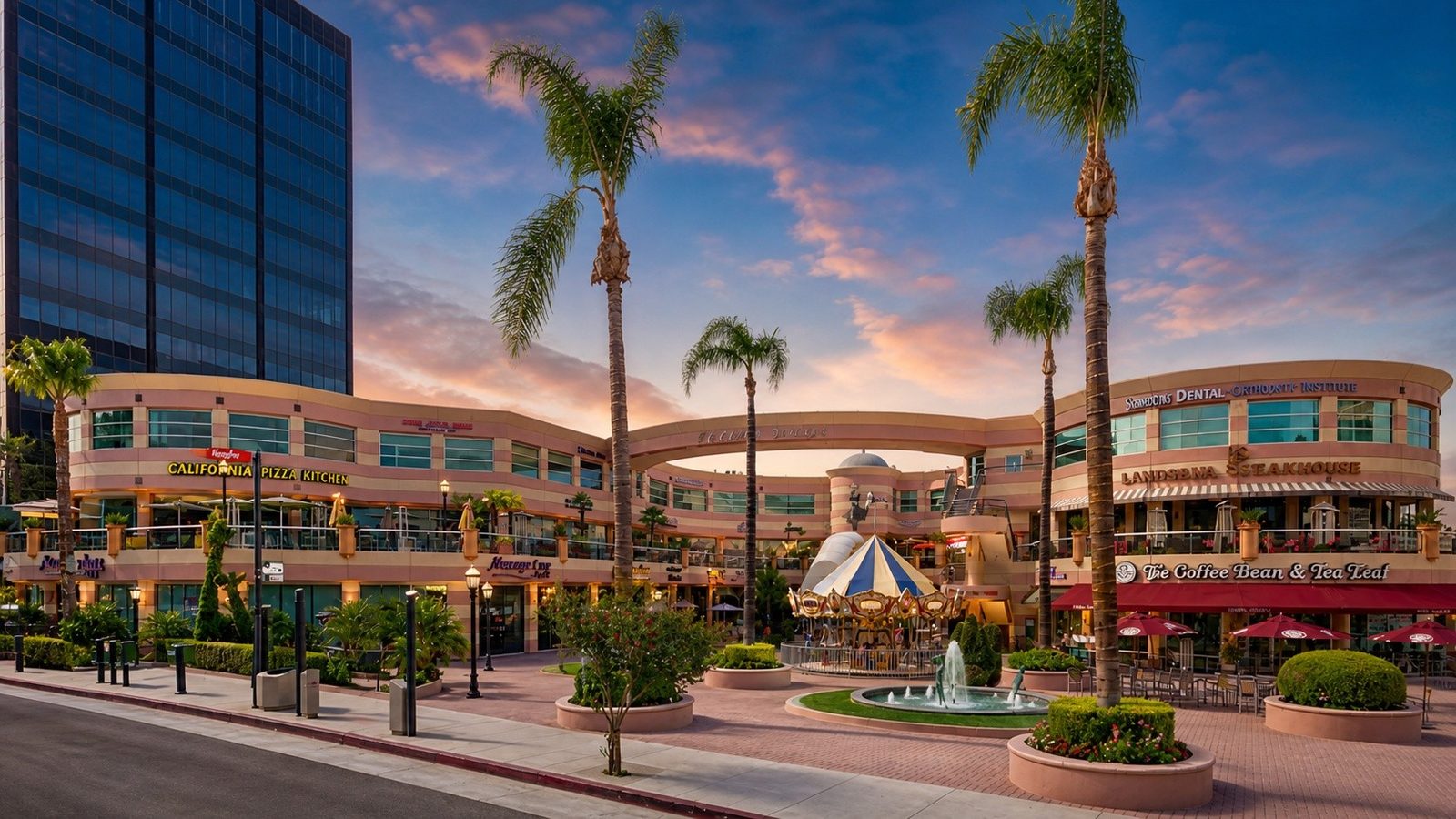 Front exterior of Encino Place at 16101 Ventura Boulevard in Encino